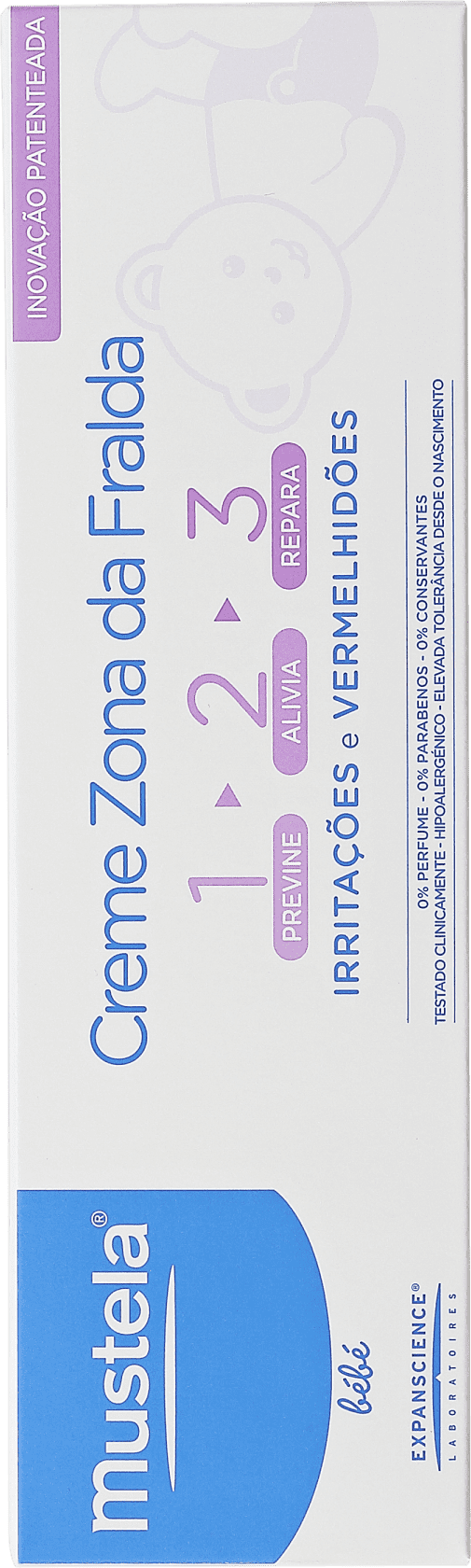 Mustela Bébé Creme Vitaminado Preventivo 123 - Creme para Assaduras 110g