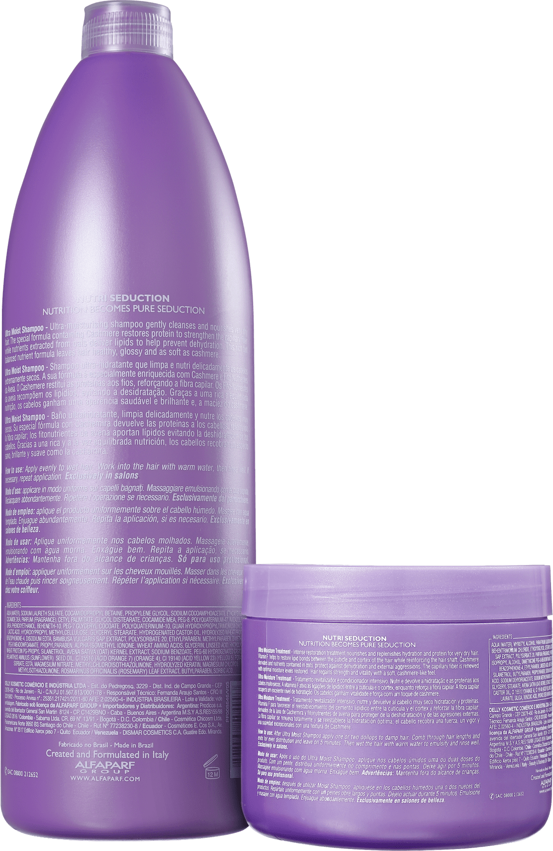Kit Alfaparf Nutri Seduction Ultra Moist Duo Salon (2 Produtos)