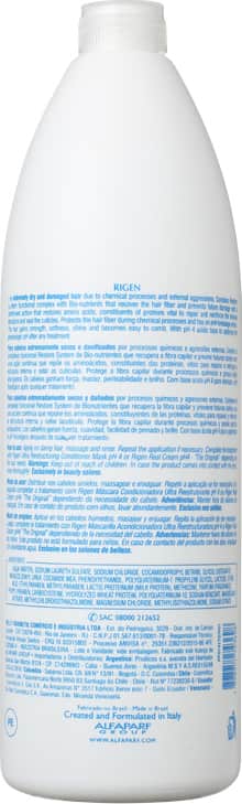 Alfaparf Rigen Restore System Ultra Restructuring - Shampoo 1000ml