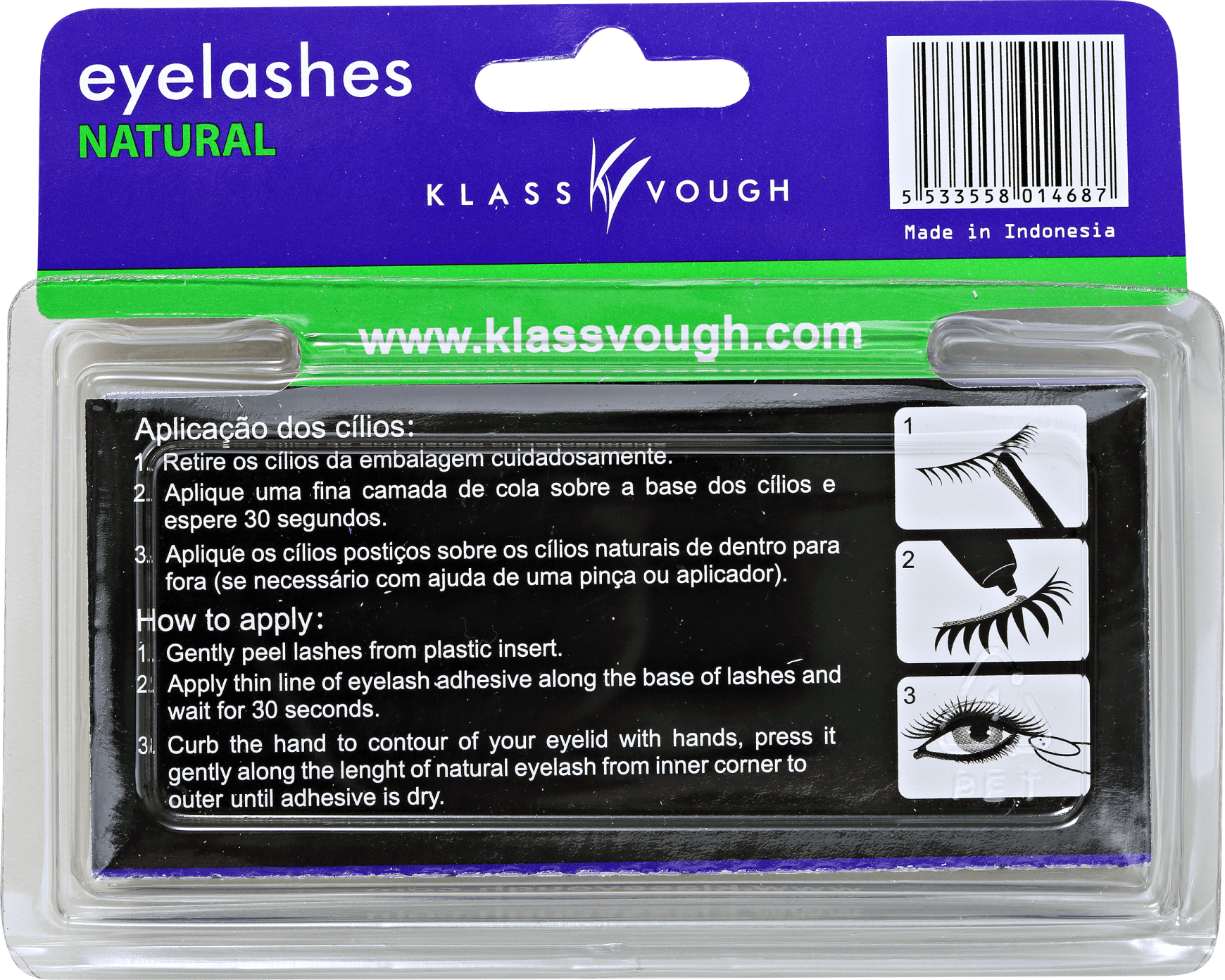 Klass Vough Natural BMR 1468 - Cílios Postiços