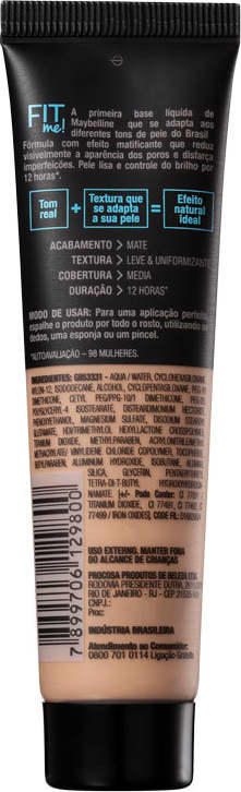 Maybelline Fit Me! Toque Matte + Fresh 140 - Base Líquida 35ml