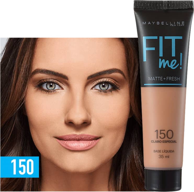 Maybelline Fit Me! Toque Matte + Fresh 150 - Base Líquida 35ml