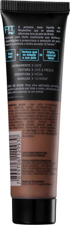 Maybelline Fit Me! Toque Matte + Fresh 330 - Base Líquida 35ml