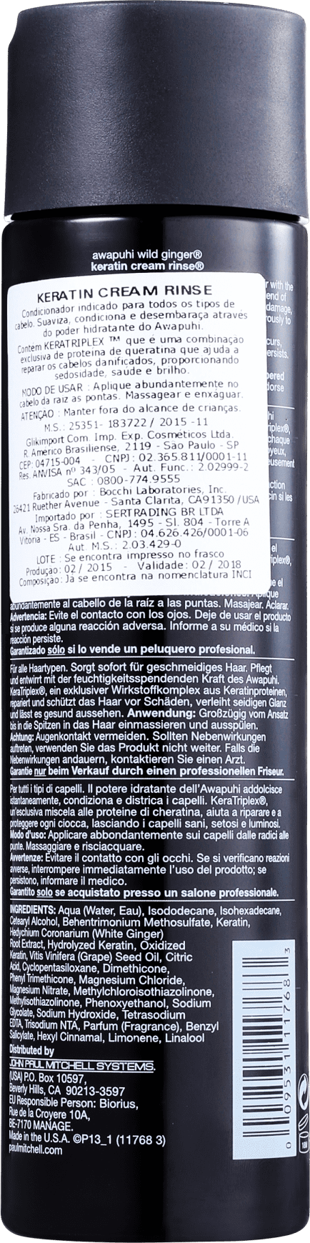 Paul Mitchell Awapuhi Wild Ginger - Condicionador 250ml