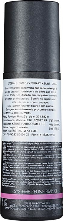 Keune Design Blow Dry Spray - Protetor Térmico 200ml