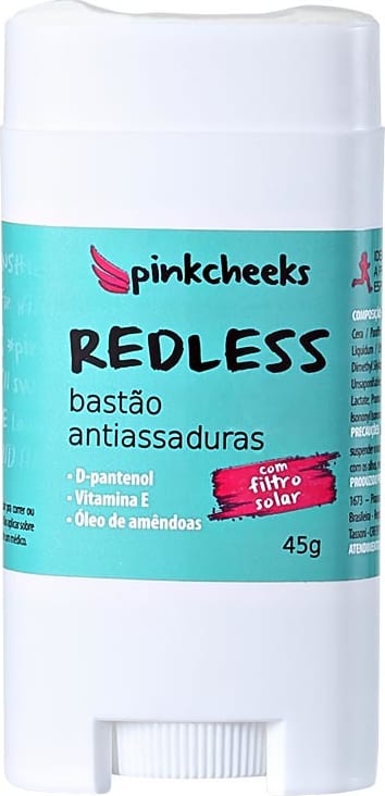 Pink Cheeks Redless - Bastão Antiassaduras 45g