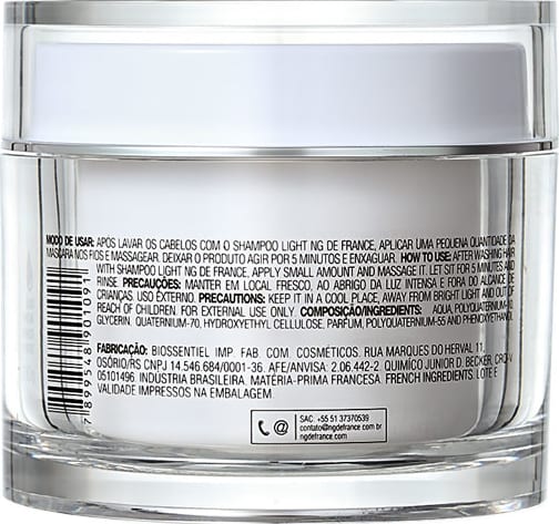 NG de France Light - Máscara Capilar 200g