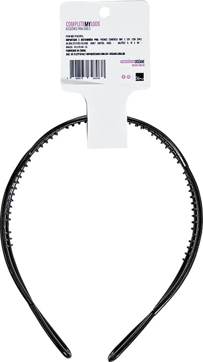 Océane Complete My Look 114 Black - Tiara de Cabelo