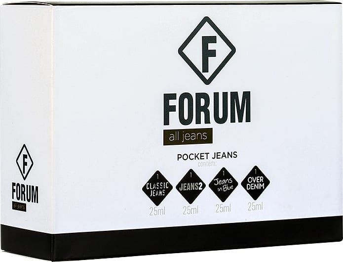 Conjunto All Jeans Pocket Forum Unissex - Deo Colônia 4x25ml