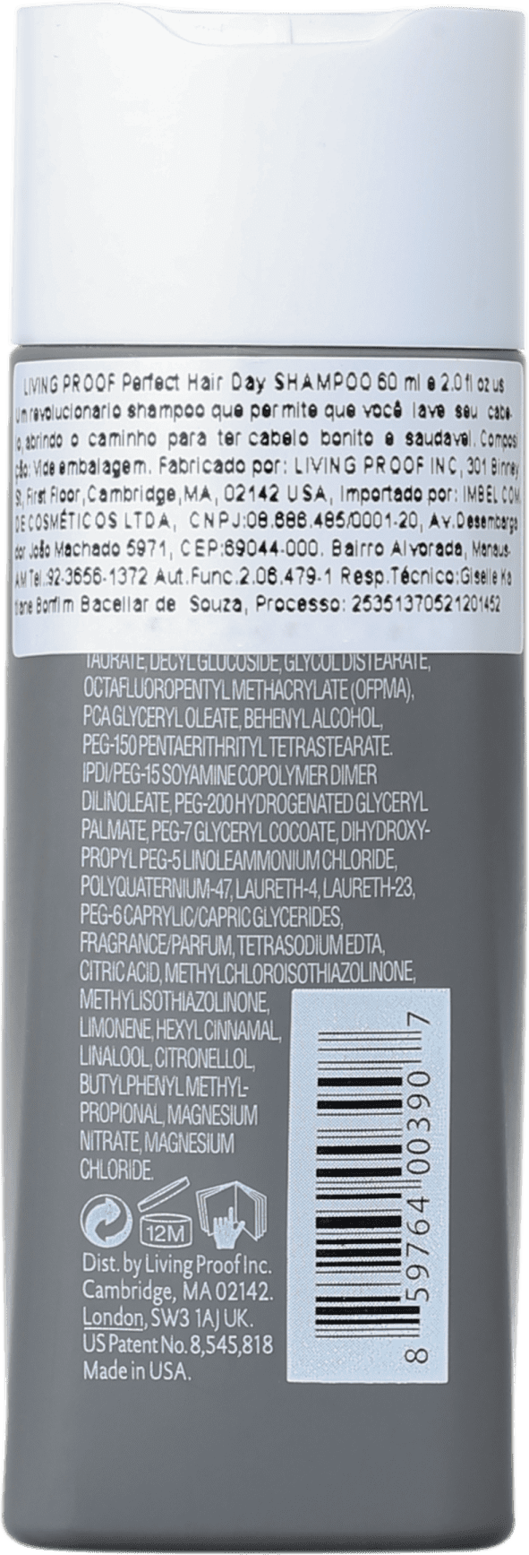 Living Proof Perfect Hair Day (PHD) - Shampoo sem Sulfato 60ml