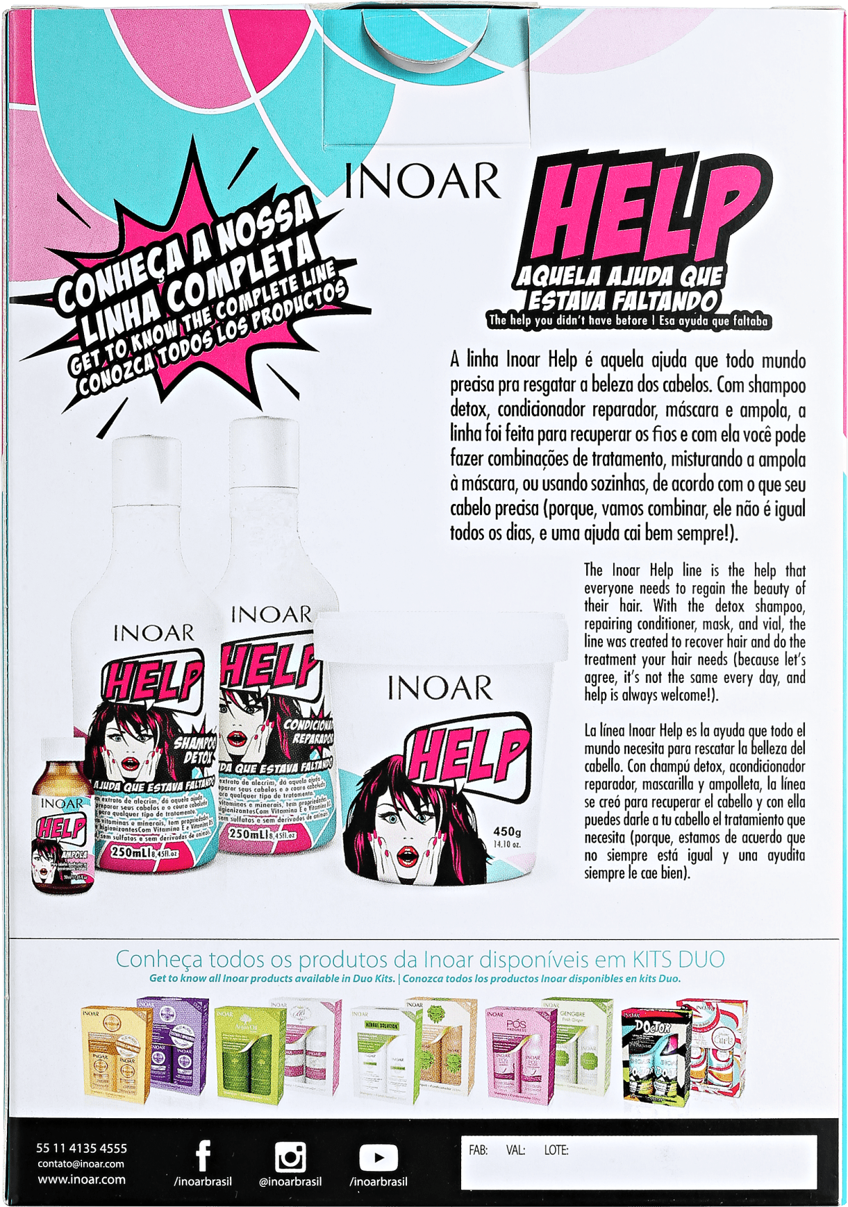 Kit Inoar Help Detox (2 Produtos)