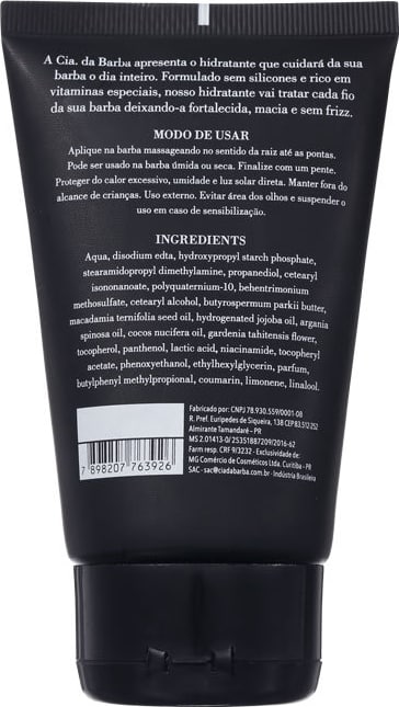 Cia da Barba - Hidratante para Barba 120g