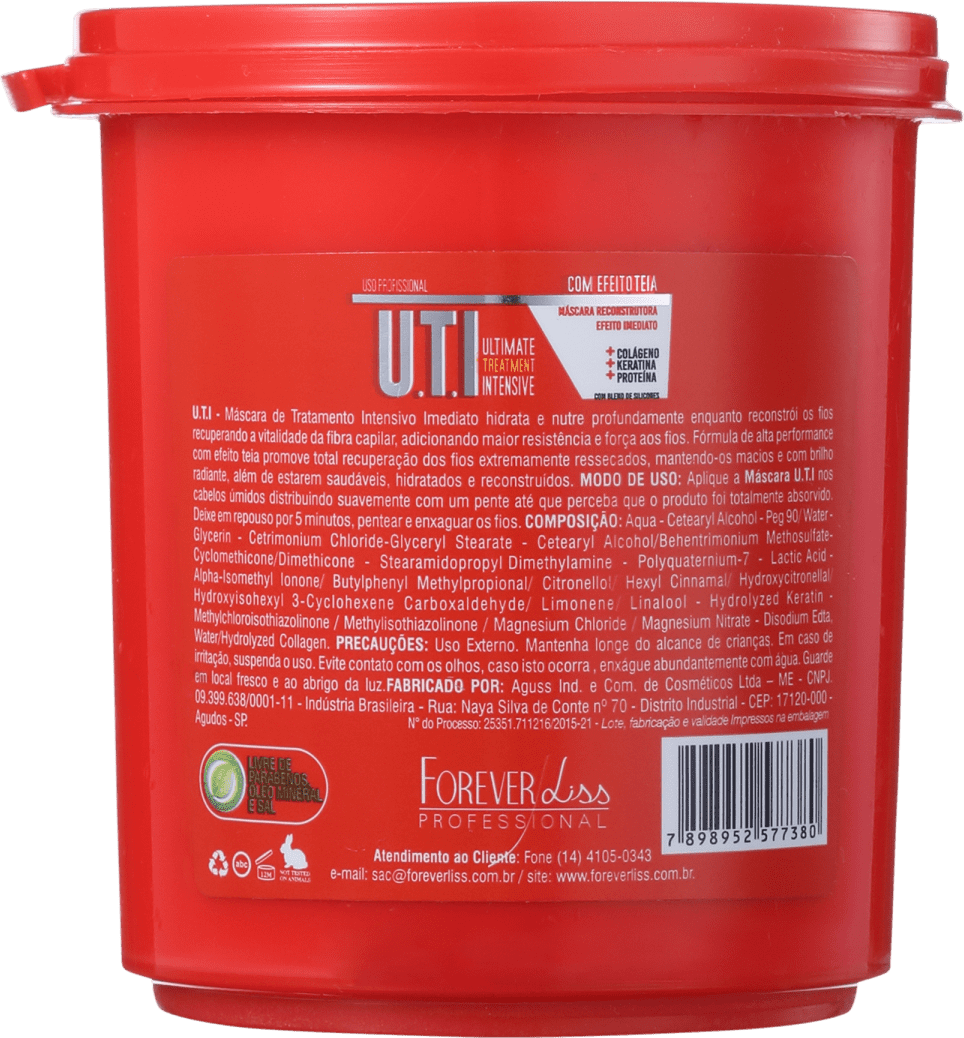 Forever Liss Professional UTI Liso Profissional - Máscara Capilar 240g
