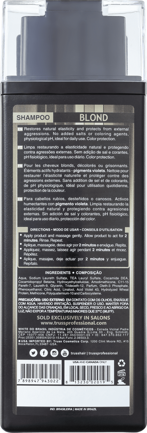 Truss Blond - Shampoo Desamarelador 300ml