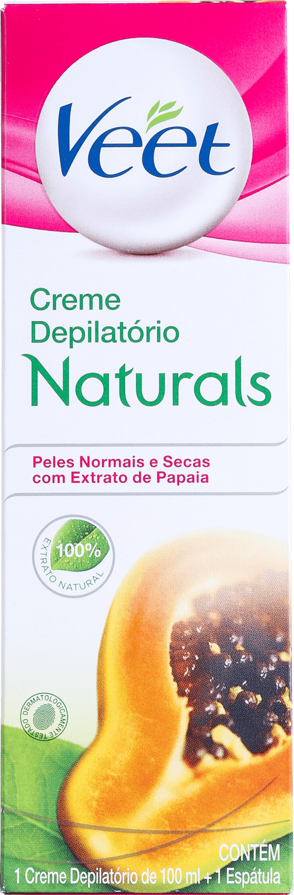 Veet Naturals Papaia - Creme Depilatório 100ml