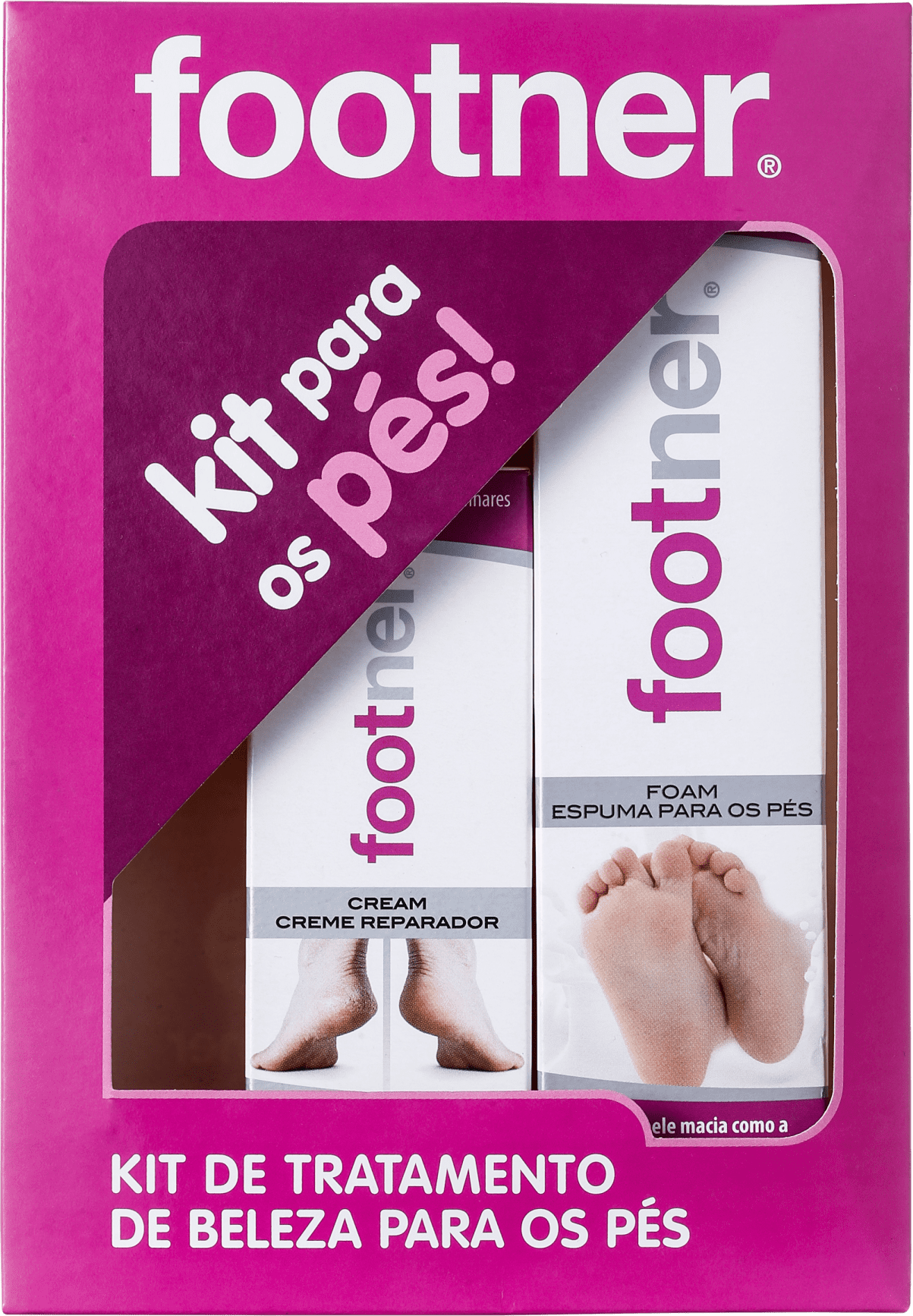 Kit Footner Pés Macios (2 produtos)