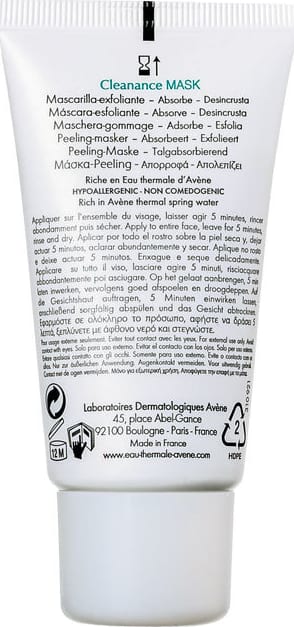 Avène Cleanance Mask - Máscara Facial 50ml