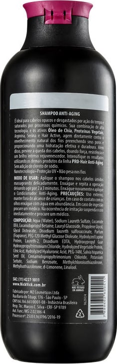 Nick & Vick PRO-Hair Preenchimento Capilar - Shampoo 250ml