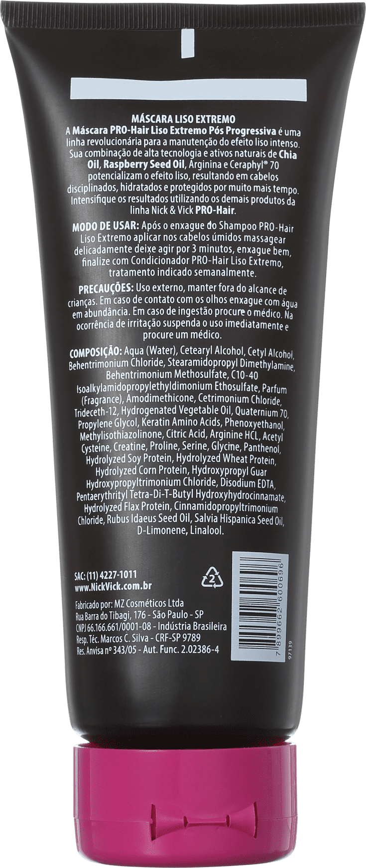 Nick & Vick PRO-Hair Liso Extremo - Máscara Capilar 200g