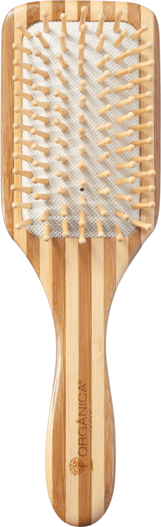 Orgânica Bambu Quadrada - Escova de Madeira