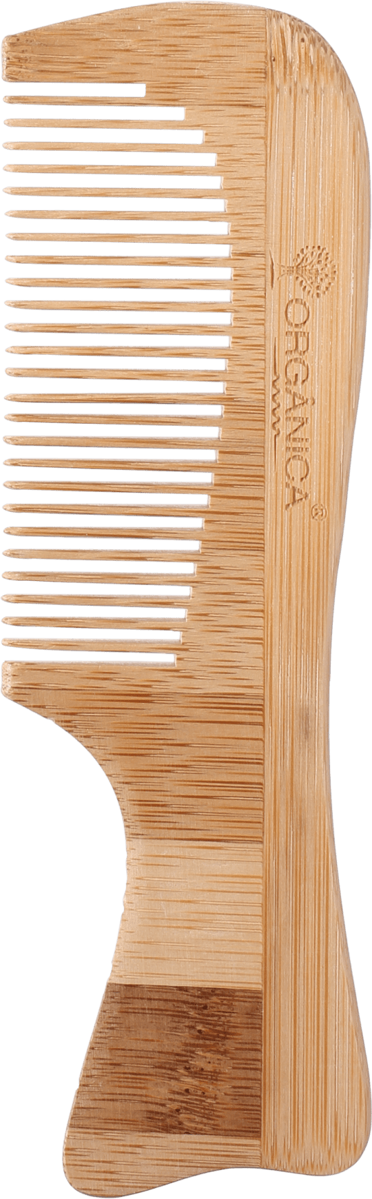 Orgânica Bambu Cabo Médio - Pente de Madeira