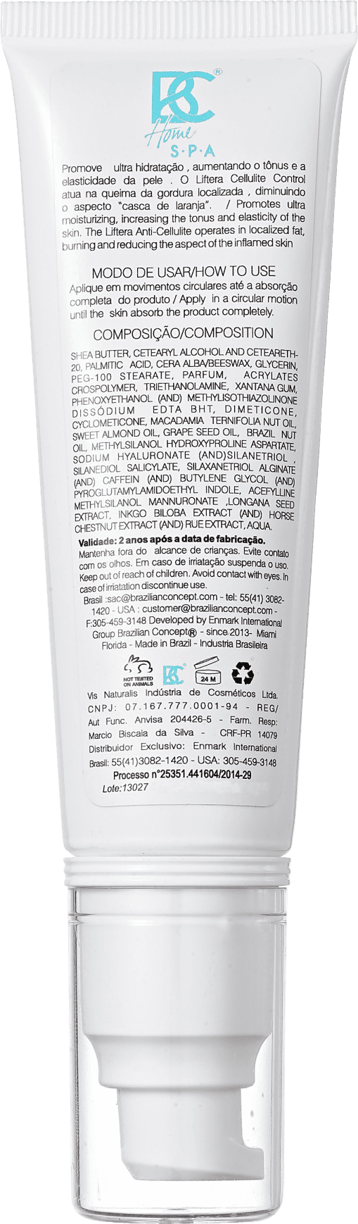 Brazilian Concept Liftera Cellulite Control - Creme para Celulite 50g