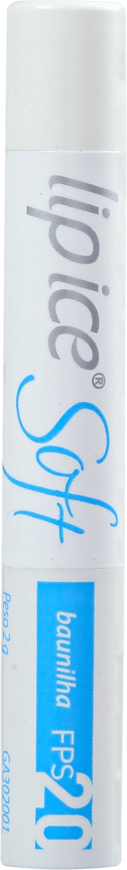 Lip Ice Soft Baunilha FPS 20 - Protetor Labial 2g