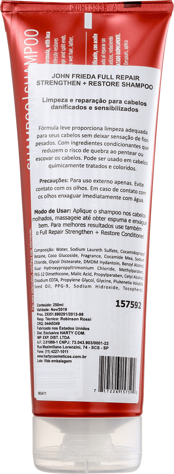 John Frieda Full Repair Strengthen+Restore - Shampoo 250ml