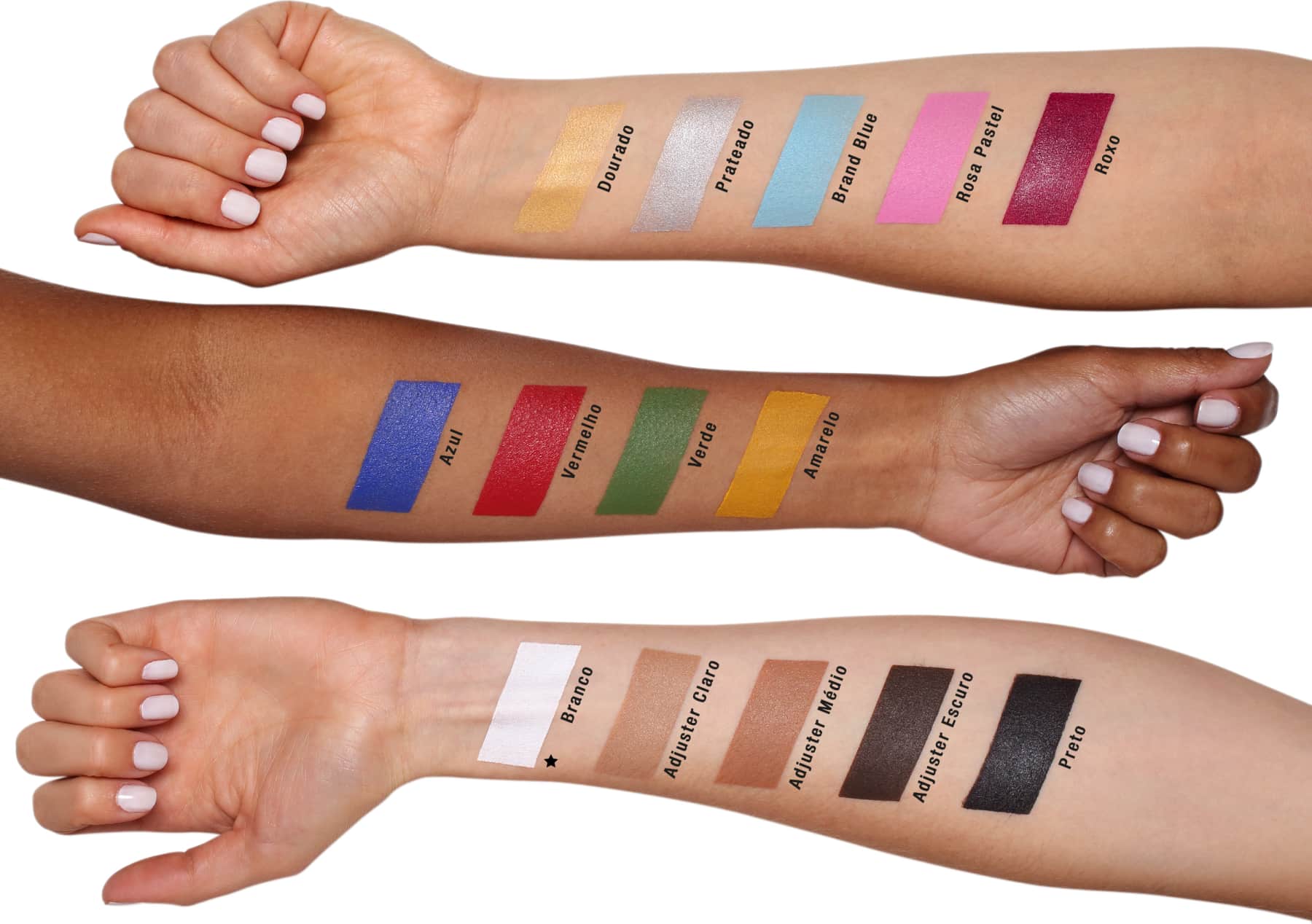 Catharine Hill Clown Make-up Waterproof Mini Branco - Sombra Matte 4g