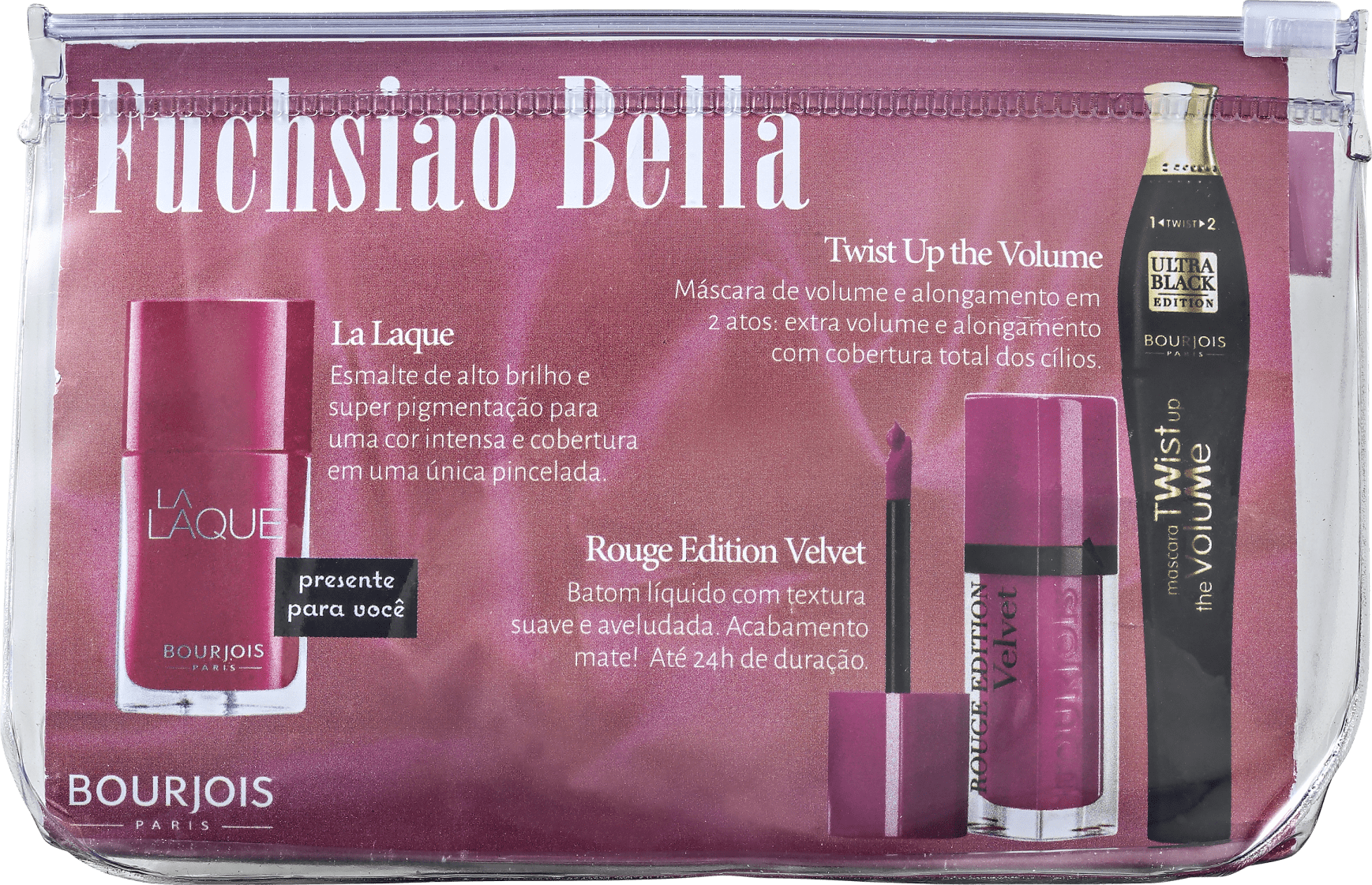 Bourjois Fuchsiao Bella Kit (3 Produtos)