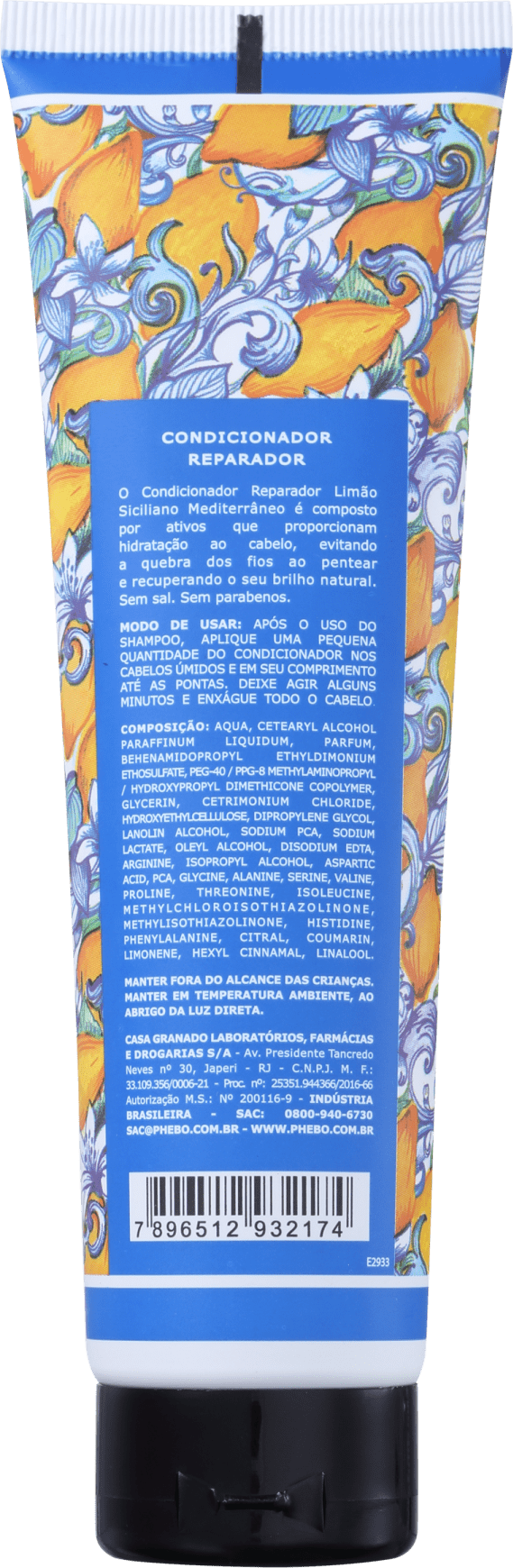 Phebo Mediterrâneo Limão Siciliano - Condicionador 150ml