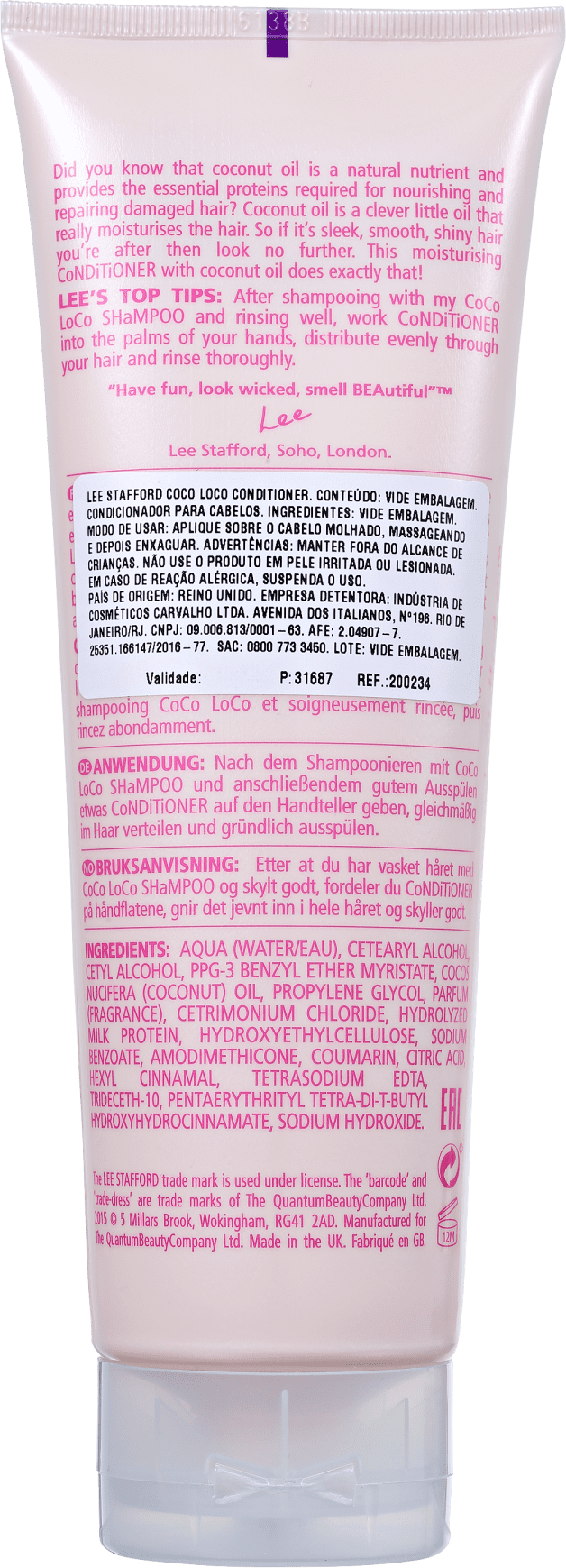 Lee Stafford Coco Loco - Condicionador 250ml