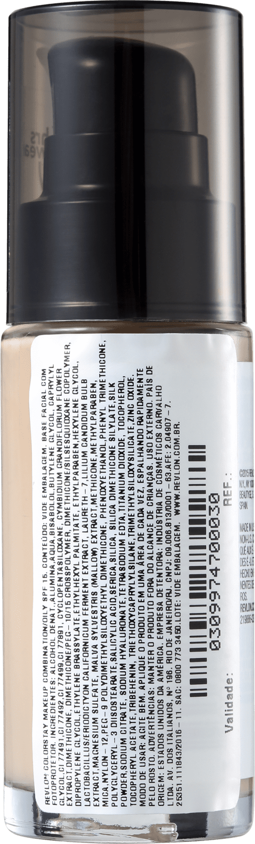 Revlon ColorStay 24 Horas Pele Mista à Oleosa FPS15 180 Sand Beige - Base Líquida 30ml