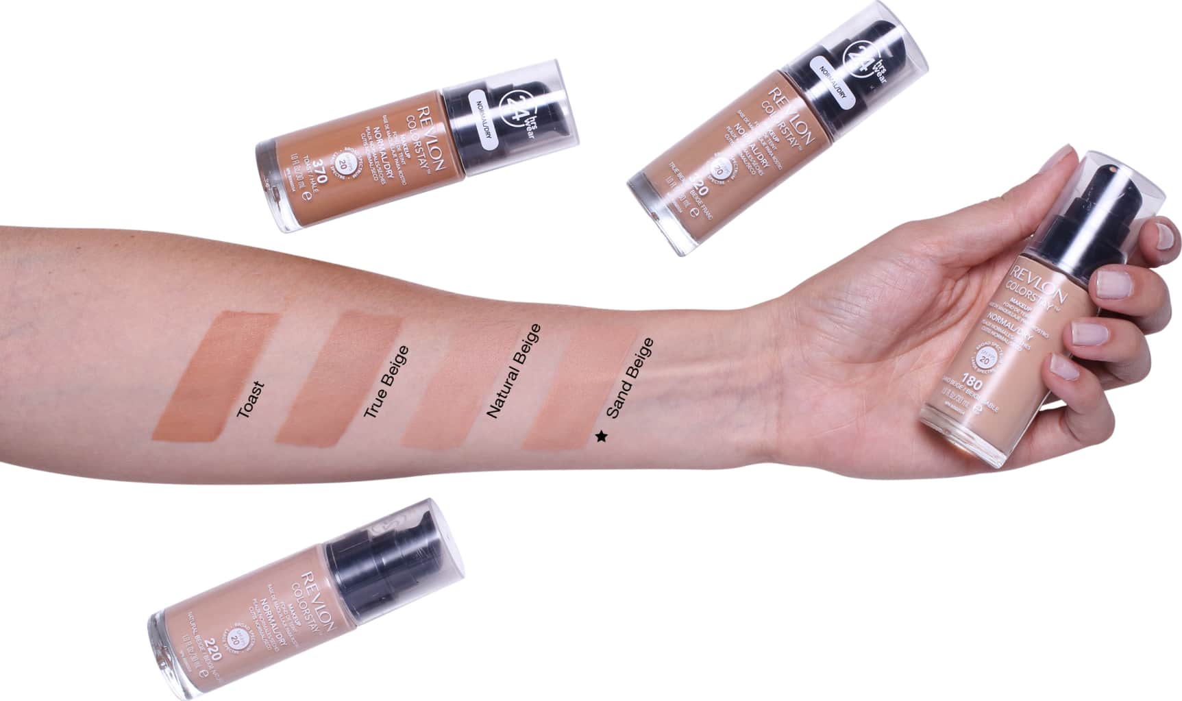 Revlon ColorStay Pele Normal e Seca Sand Beige - Base Líquida 30ml