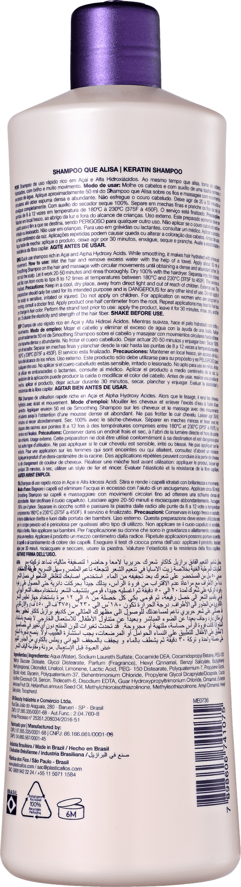 Cadiveu Professional Plástica dos Fios - Shampoo Alisante 900ml