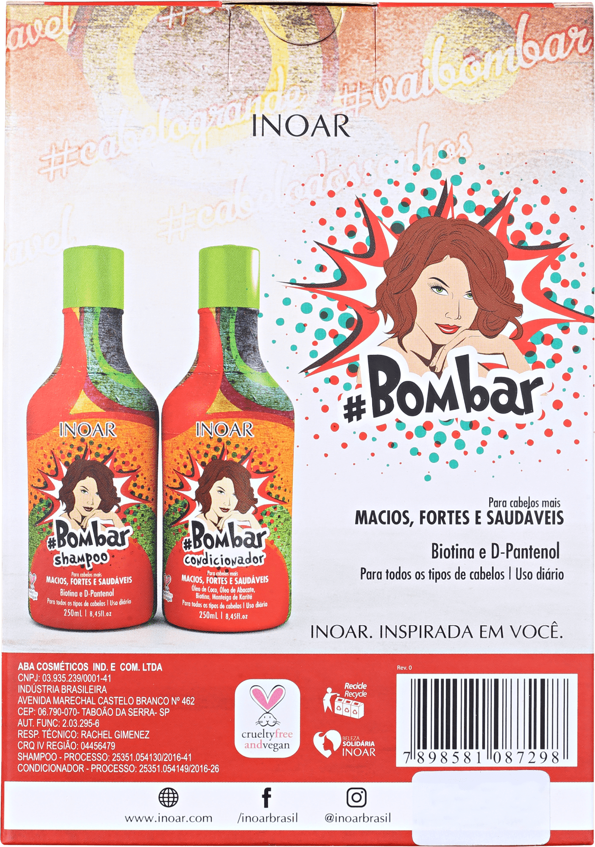 Kit Inoar Bombar Fios Saudáveis (2 Produtos)