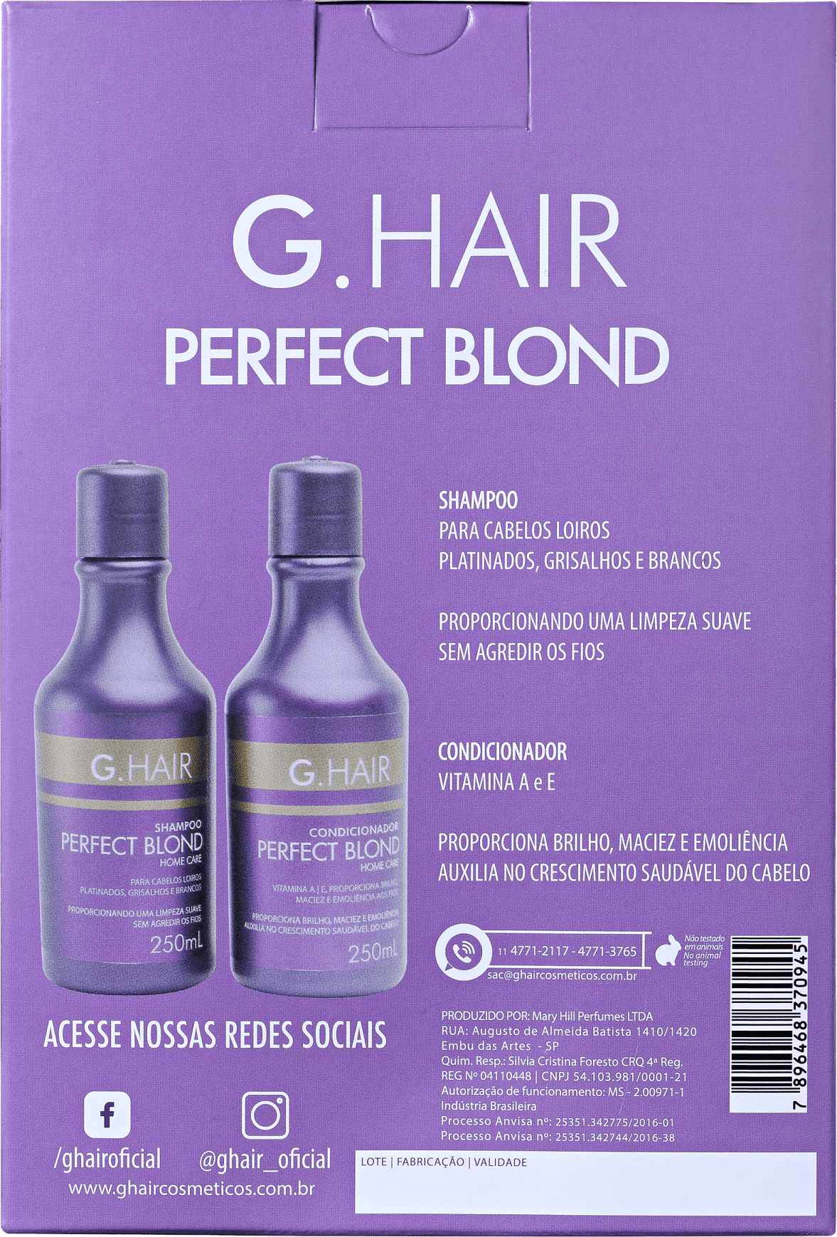 Kit G.Hair Perfect Blond Duo Home Care (2 Produtos)