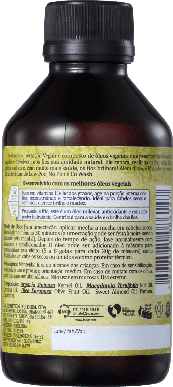 Óleo Vegan Capilar 150ml