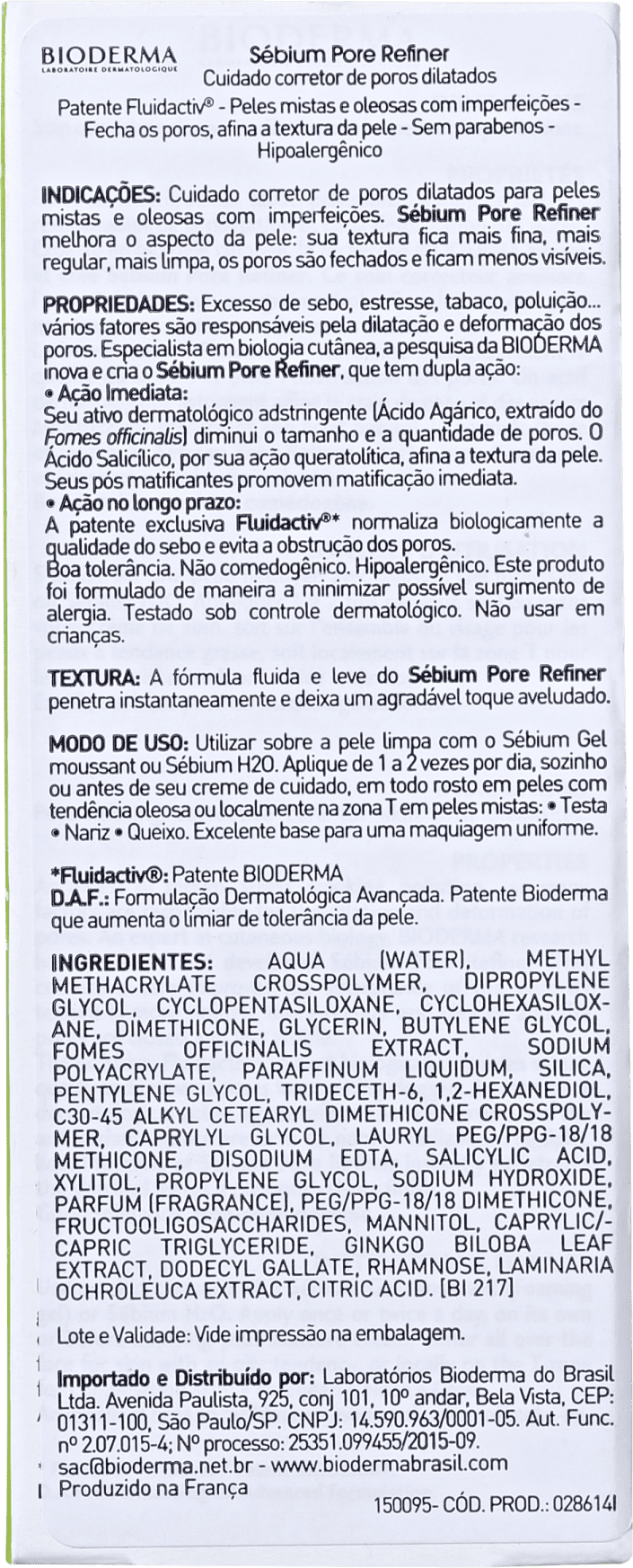 Bioderma Sébium Pore Refiner - Sérum Redutor de Poros 30ml