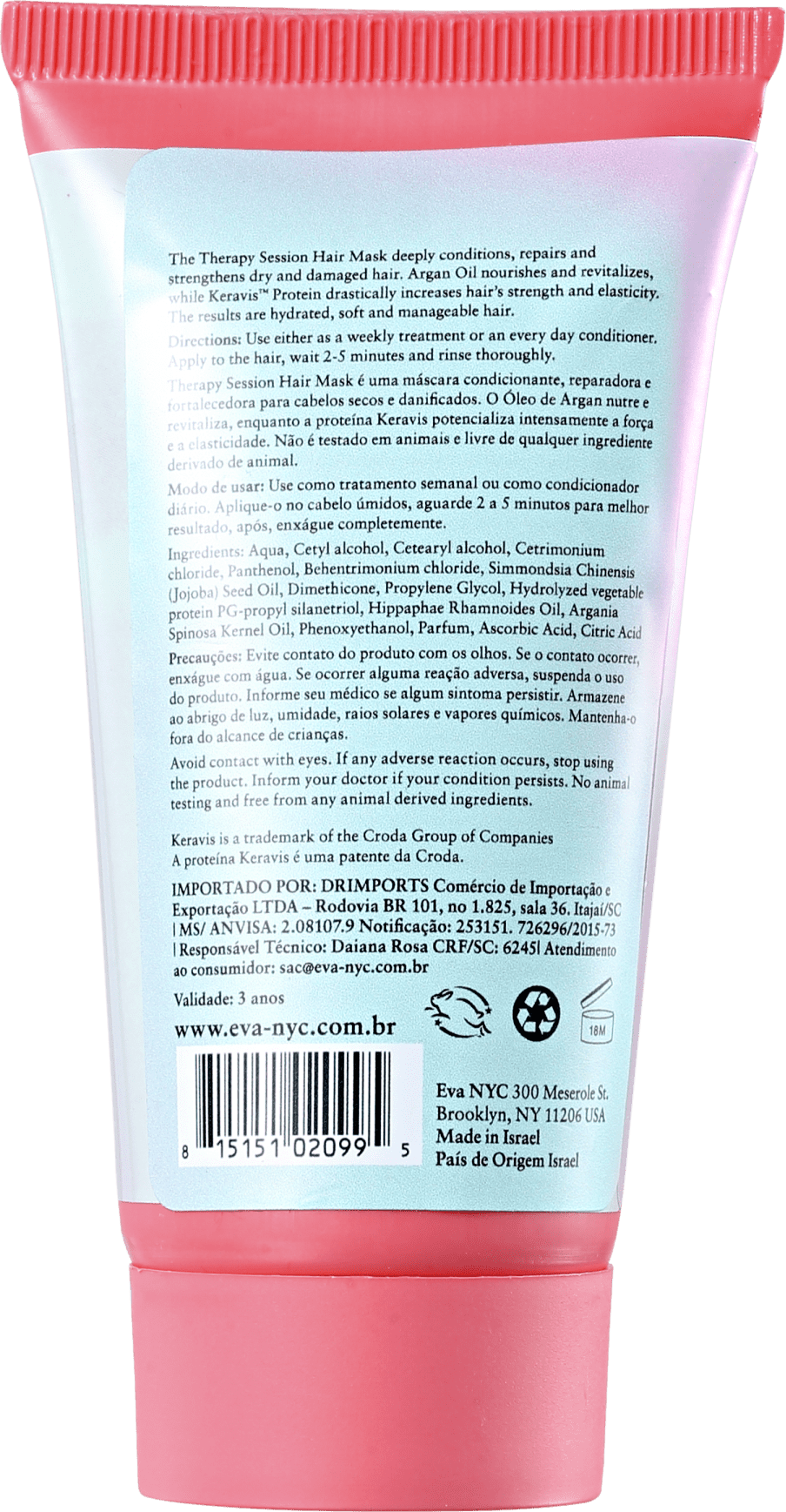 Eva NYC Therapy Session Hair Mask - Máscara 60ml