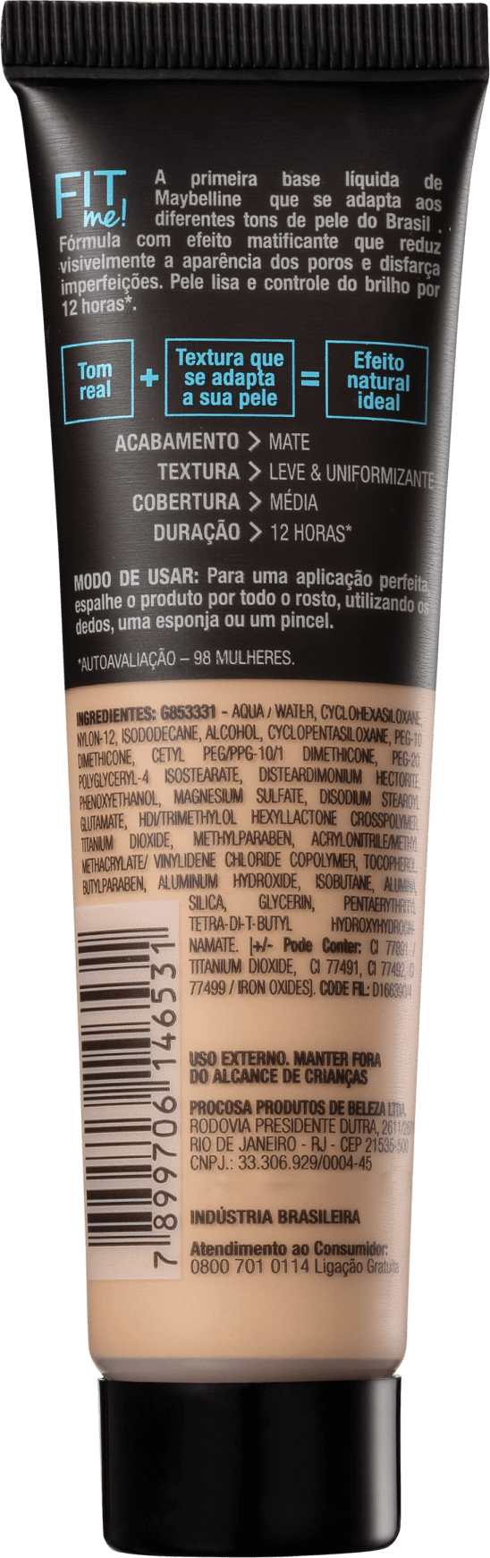 Maybelline Fit Me! Toque Matte + Fresh 080 - Base Líquida 35ml