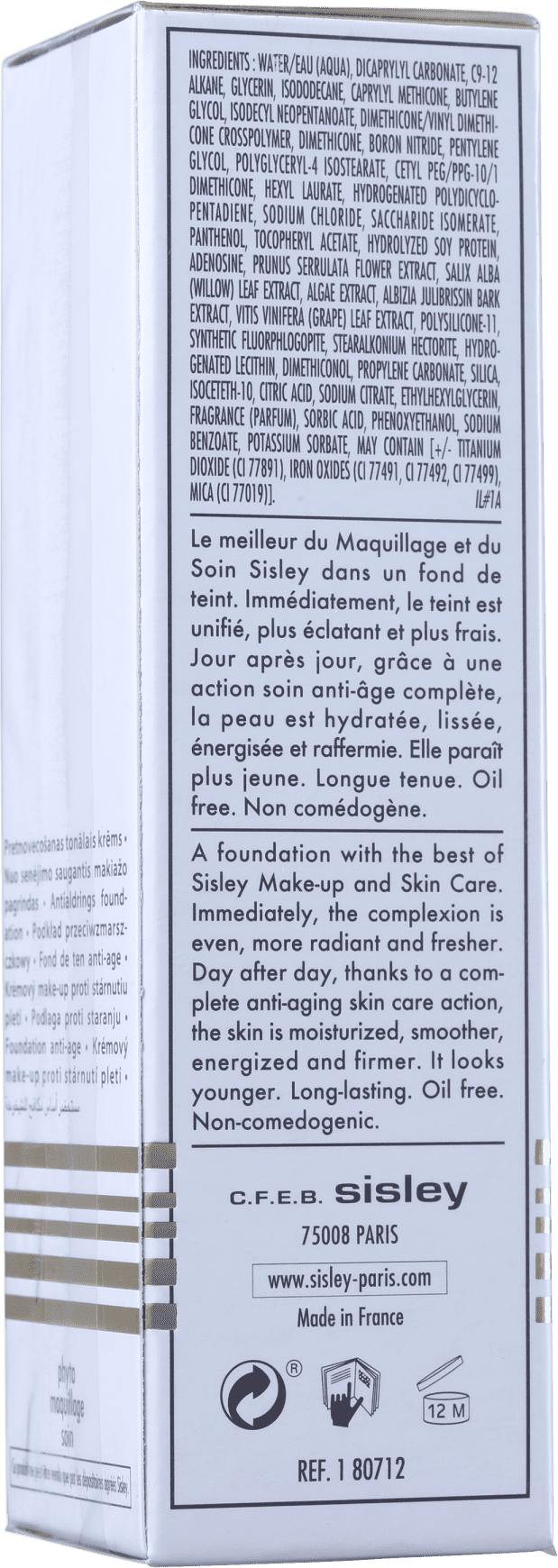 Sisley Sisleÿa Le Teint 1.B Ivory - Base Líquida 30ml