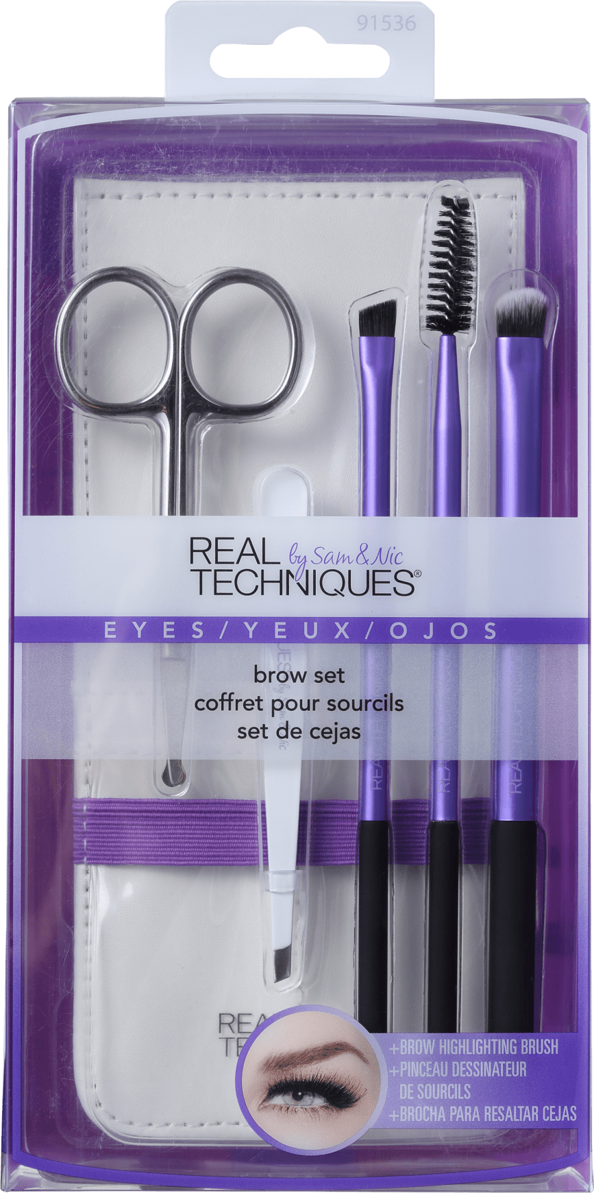 Real Techniques Kit de Pincéis Brow (5 produtos)