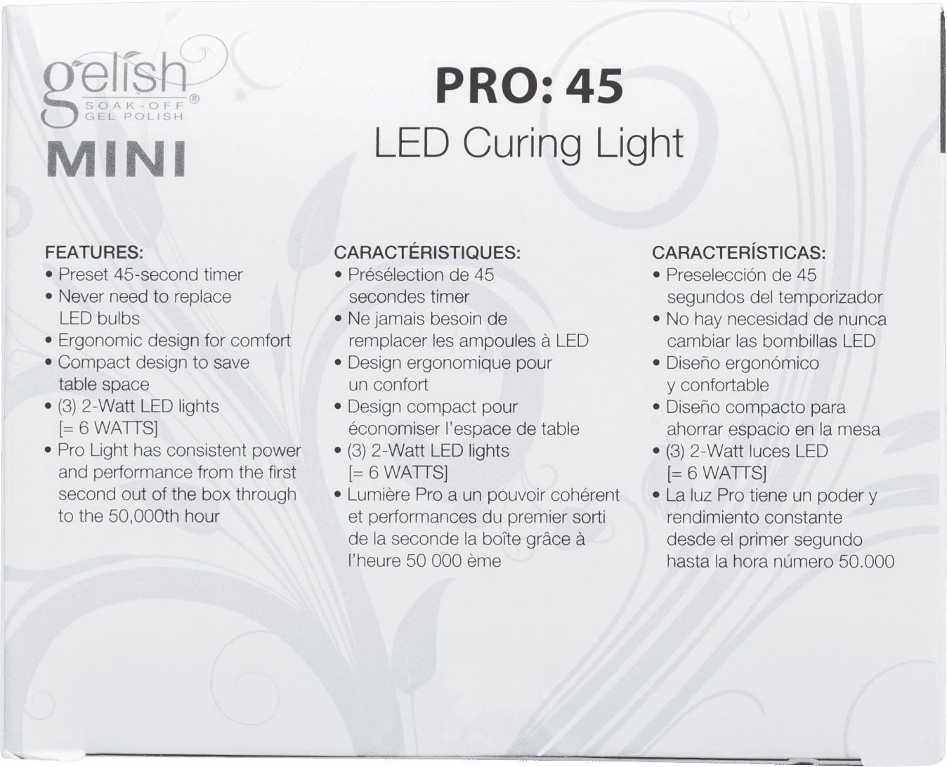 Gelish Mini Pro 45 LED Curing Light - Cabine para Unha em Gel