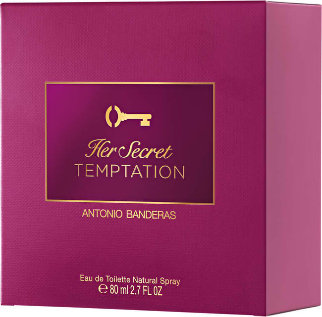 Her Secret Temptation Antonio Banderas Eau de Toilette - Perfume Feminino 80ml