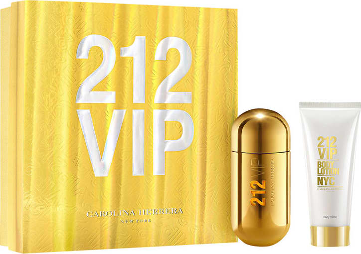 Conjunto 212 VIP Carolina Herrera Feminino - Eau de Parfum 80ml + Loção Corporal 100ml