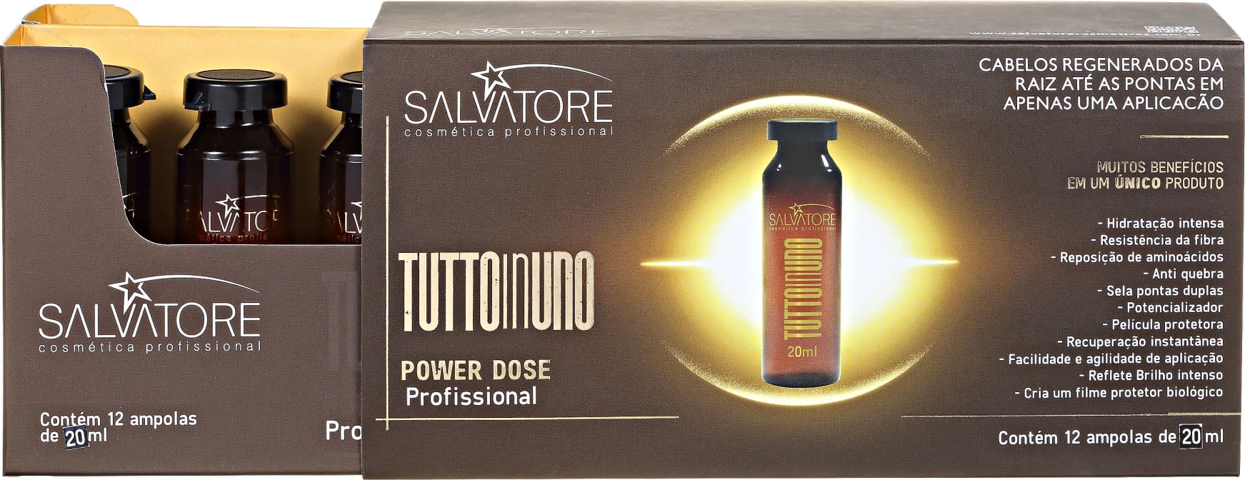 Salvatore Tutto-In-Uno Power Dose - Ampola 20ml