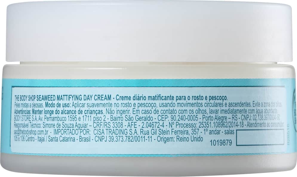 The Body Shop Seaweed Mattifying - Creme Hidratante Facial 50ml