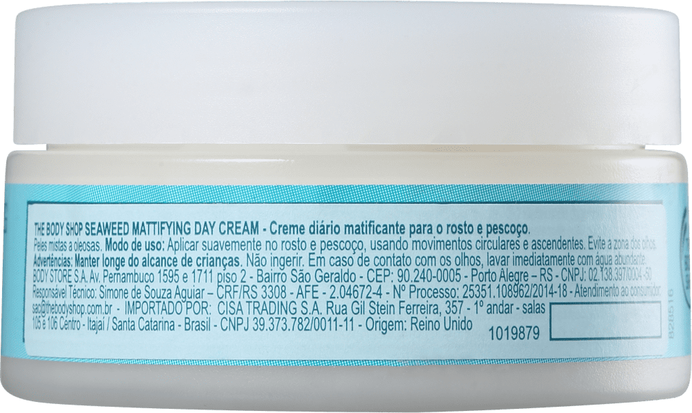 The Body Shop Seaweed Mattifying - Creme Hidratante Facial 50ml