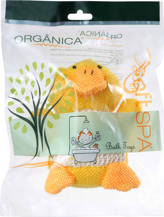 Orgânica Bath Toy Patinho Amarelo - Esponja de Banho